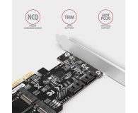 Axagon PCES-SA4M2 Kontroler PCIe 2x port SATA + 2x złącze M.2 - 1172788 - zdjęcie 4